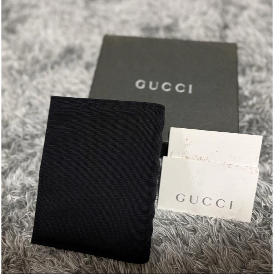 Gucci(グッチ)のGUCCI  グッチ システム手帳ケース ブラック ビジネス ペン付き メンズのファッション小物(手帳)の商品写真
