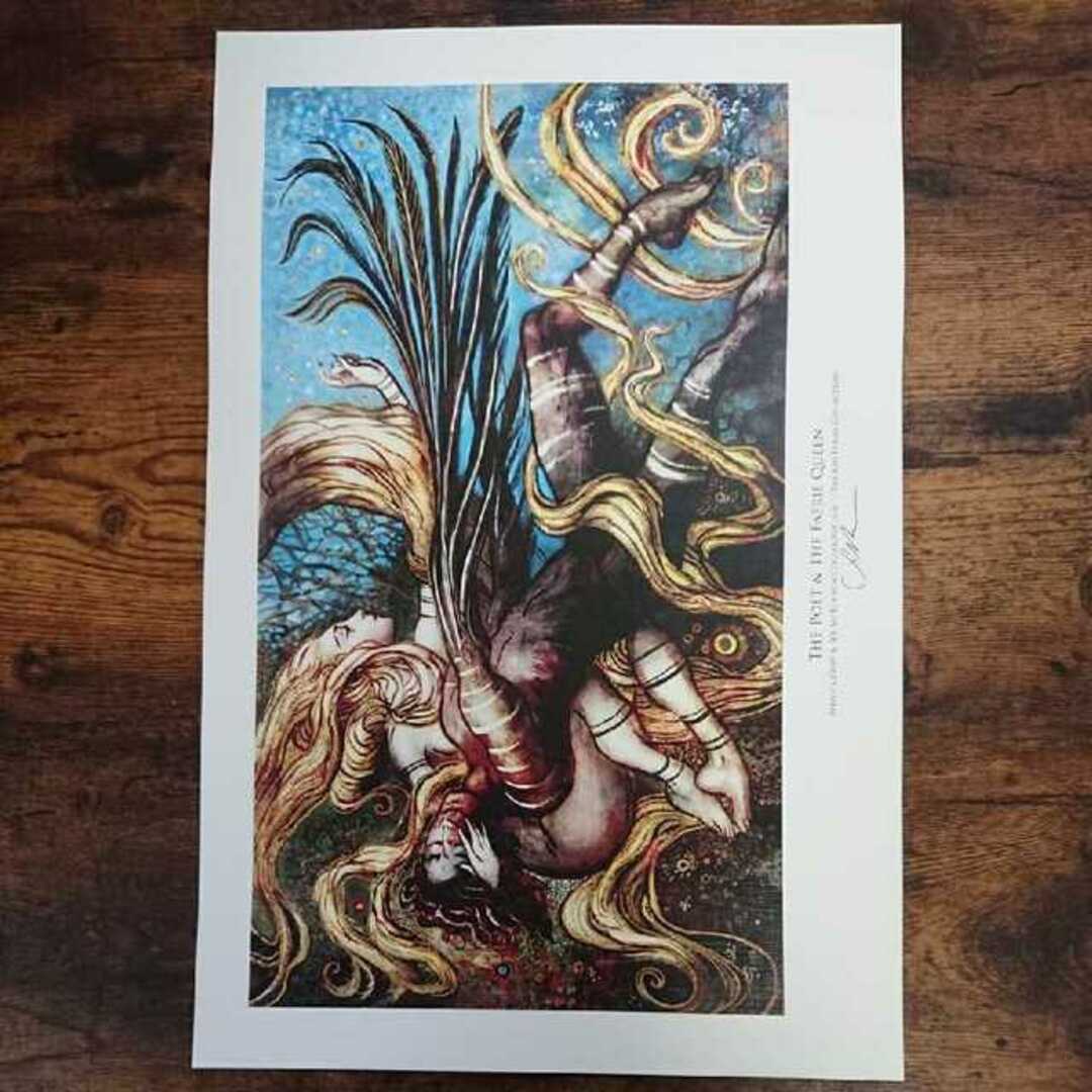 Sebサイン入りコラボ アートプリント/複製原画 Rebecca Guay
