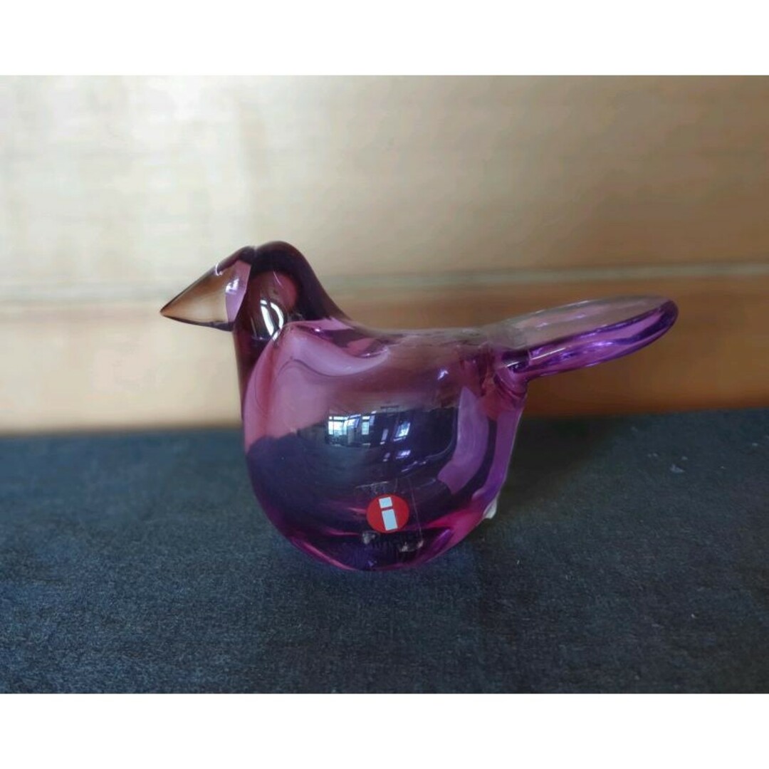 iittala - イッタラ バード シエッポ スコープ 別注 アメジスト クリア