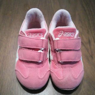 アシックス(asics)のasicsピンクスニーカー♡15.5㎝(その他)