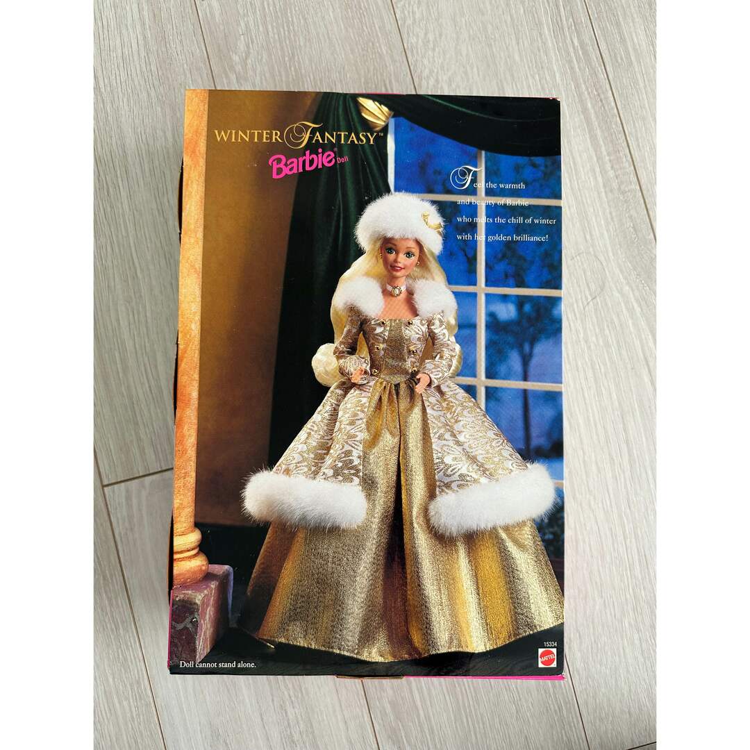 Barbie(バービー)の1995年バービー Barbieウインターファンタジー　ドレス限定ヴィンテージ キッズ/ベビー/マタニティのおもちゃ(ぬいぐるみ/人形)の商品写真