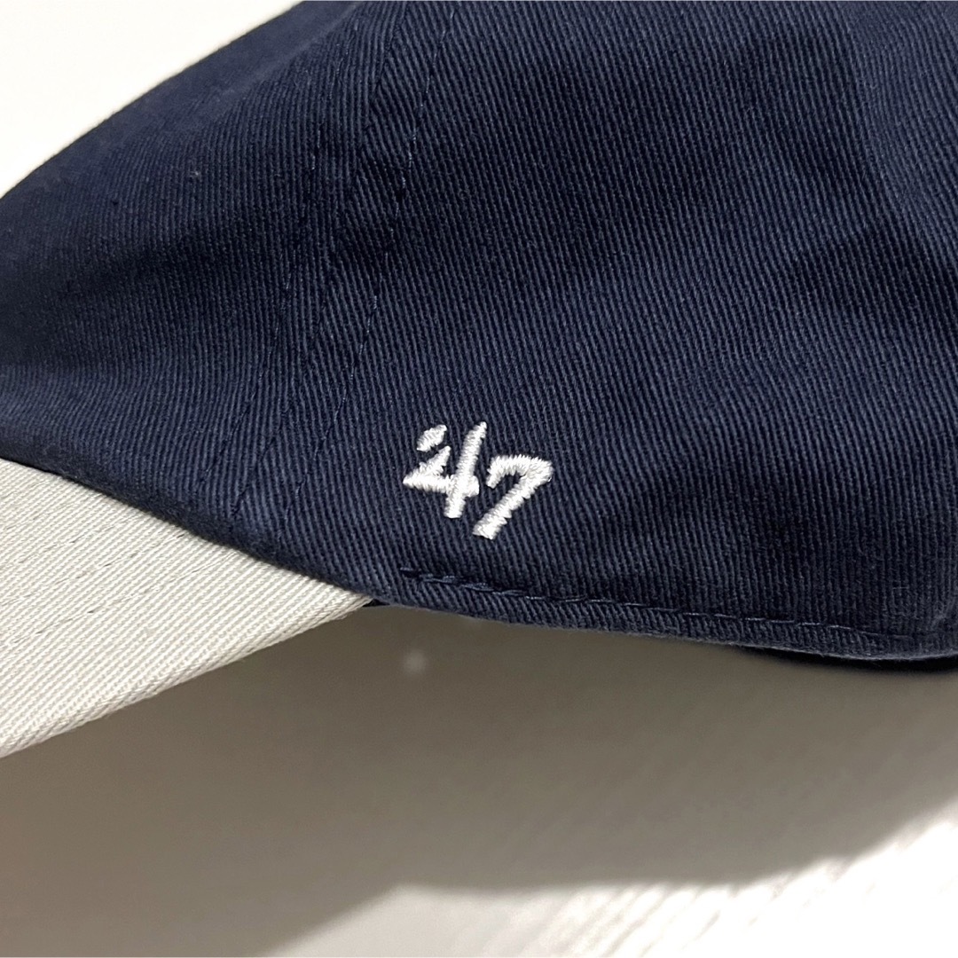 47 Brand(フォーティセブン)の【47BRAND / バイカラーベースボールキャップ】ニューヨークヤンキース メンズの帽子(キャップ)の商品写真