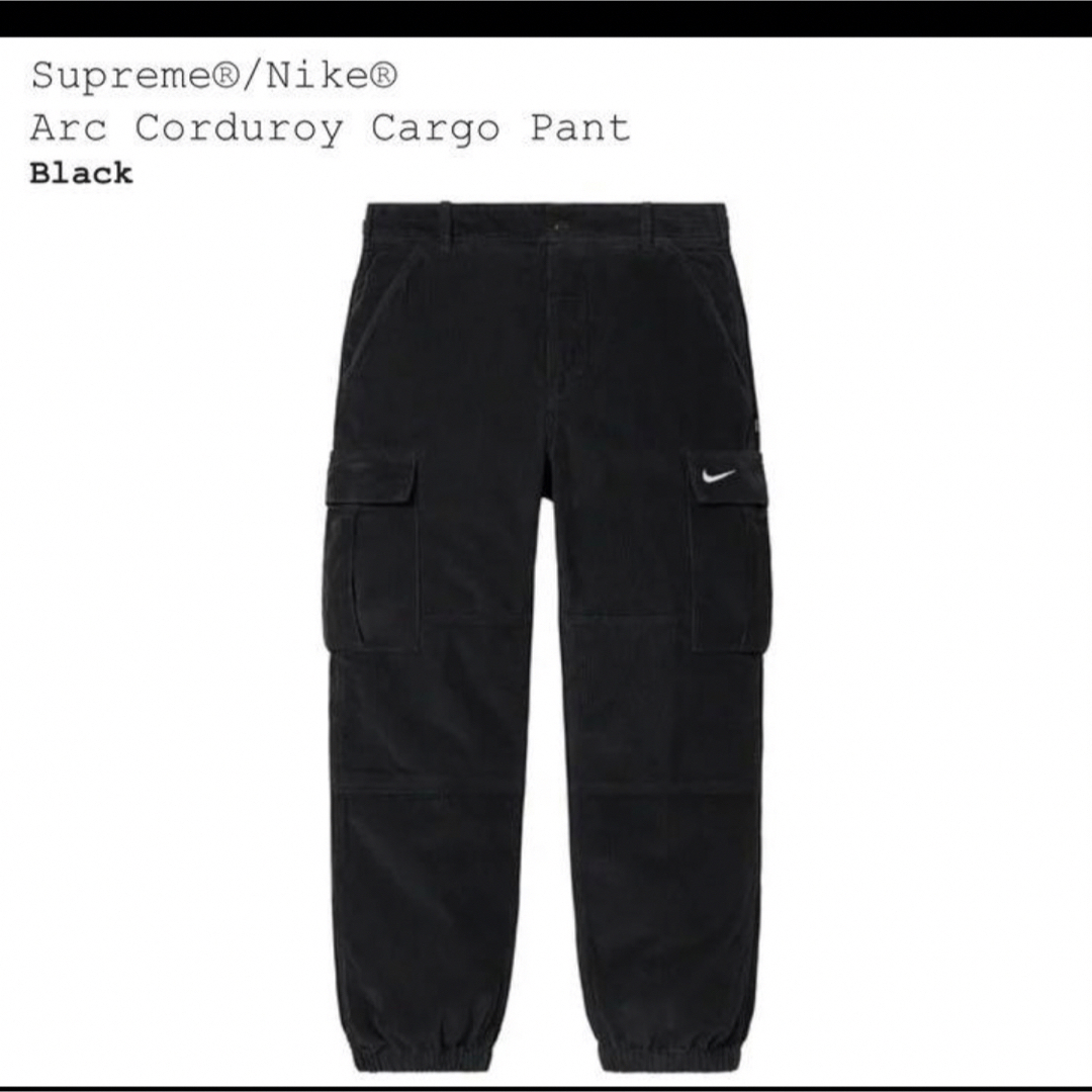 贈る結婚祝い ☆美品☆Supreme ワークパンツ ブラック ダンク
