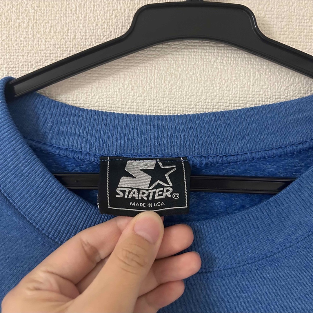 ★品★STARTER メンズ　ドジャースブルースウェット　　ロゴ野茂英雄