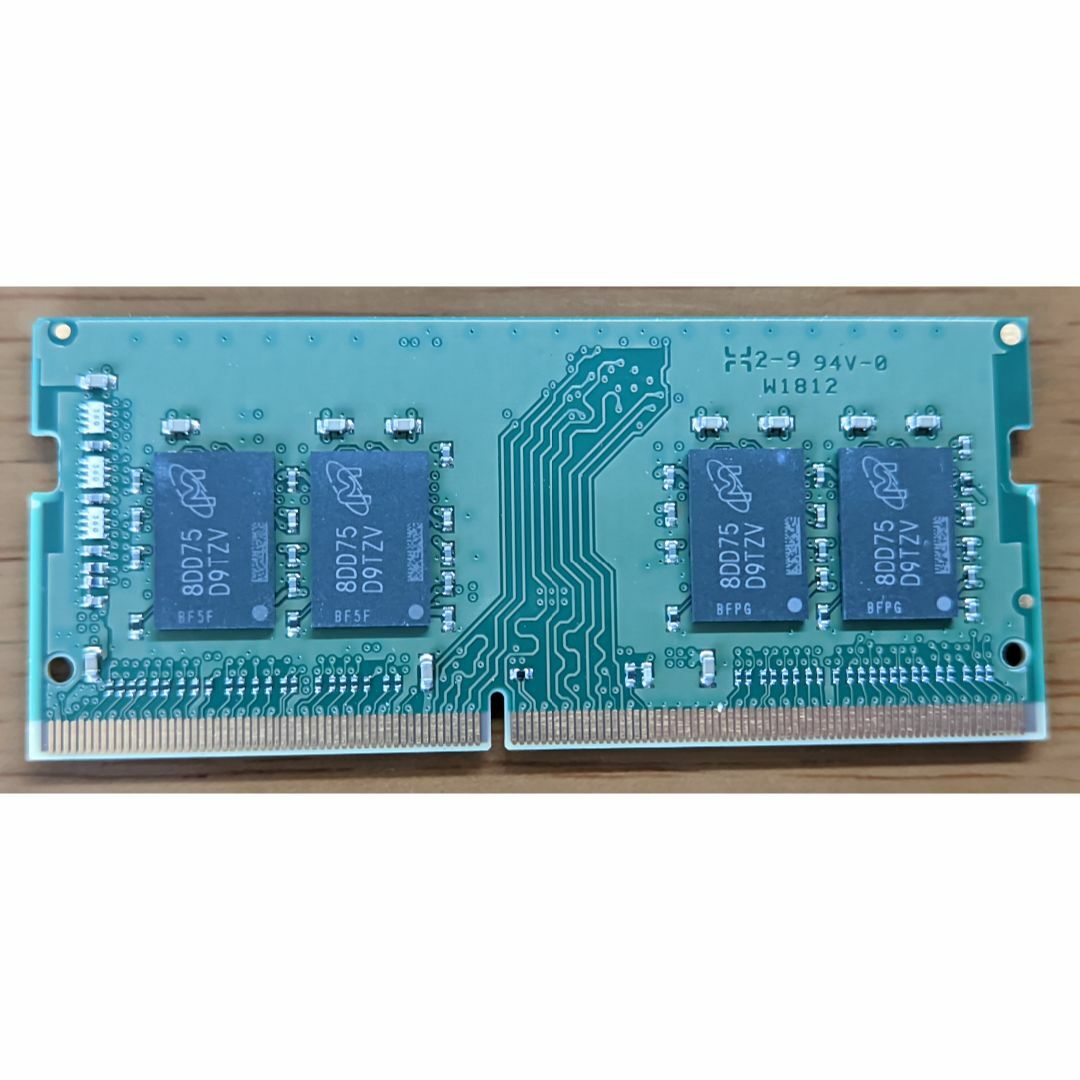 ノートPC用増設メモリ 8GB 1枚 DDR4-2400 PC4-19200 ④