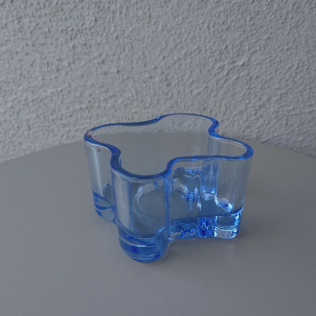 iittala(イッタラ)のアアルト 55mm キャンドルホルダー アクア イッタラ インテリア/住まい/日用品のインテリア小物(花瓶)の商品写真