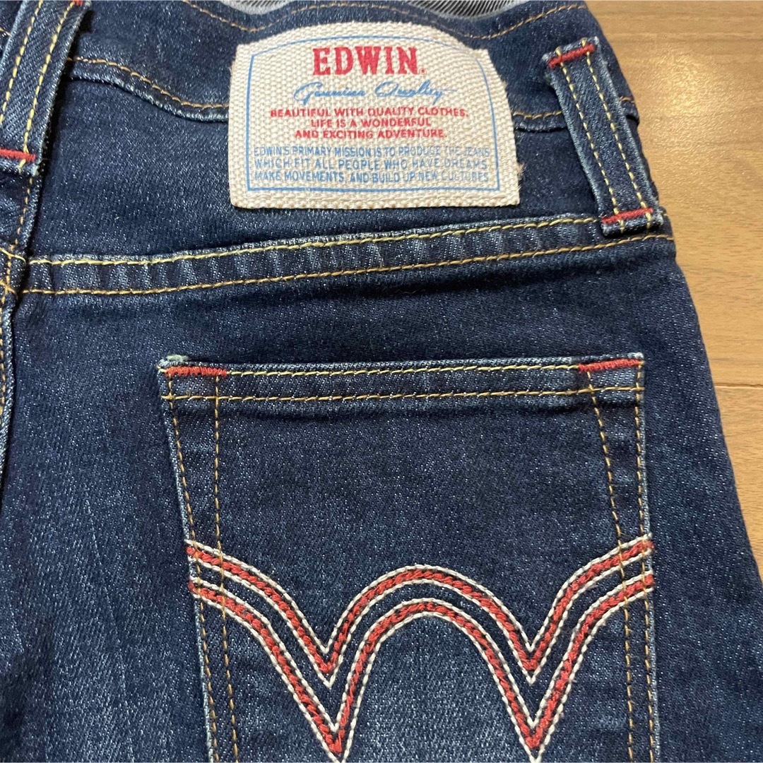 EDWIN(エドウィン)の【未使用】EDWIN エドウィン デニム ジーパン 110 キッズ/ベビー/マタニティのキッズ服男の子用(90cm~)(パンツ/スパッツ)の商品写真