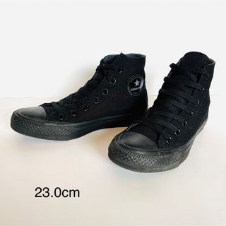 コンバース(CONVERSE)のコンバース　ネクスターハイカットスニーカー　ブラック　23.0cm(スニーカー)