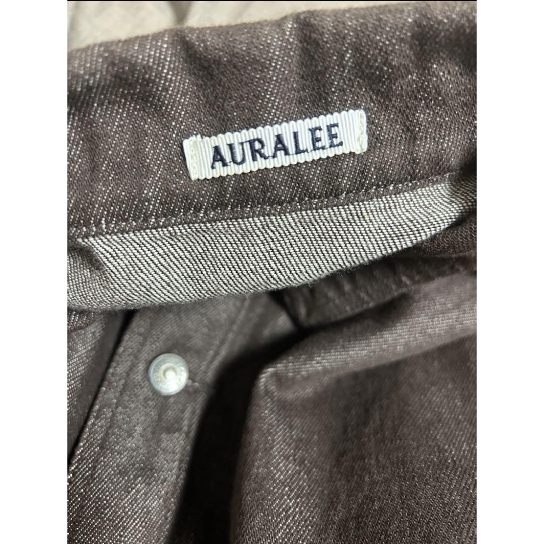 AURALEE - AURALEE デニムブルゾン(ブラウン) オーラリー AURALEE - AURALEE デニムブルゾン(ブラウン) オーラリー