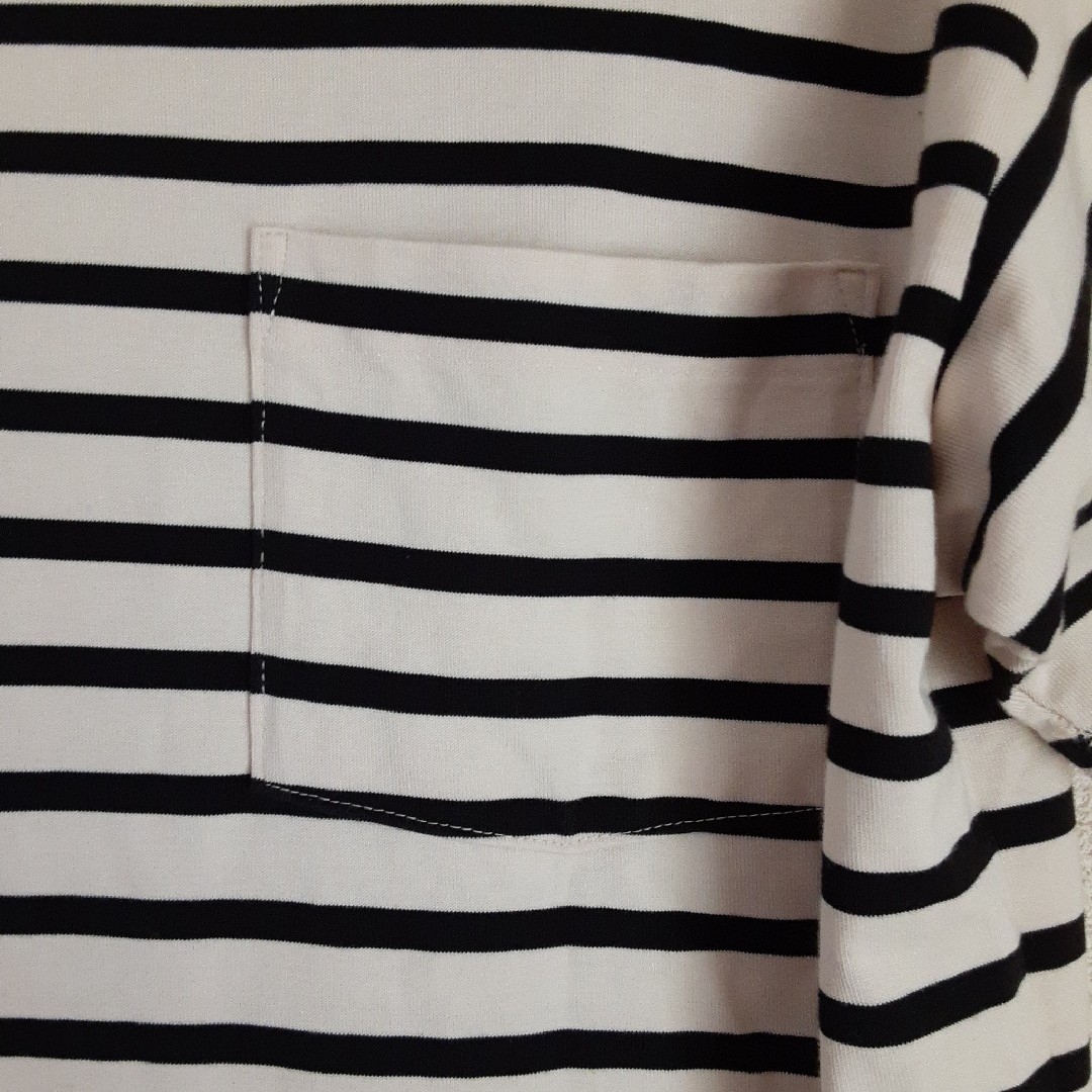 *A VONTADE(アボンタージ)のAVONTADE コットンボーダーTシャツ M メンズのトップス(Tシャツ/カットソー(半袖/袖なし))の商品写真