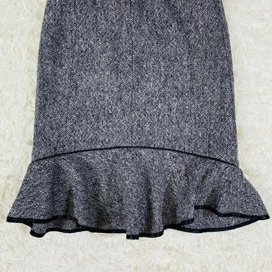 GAP ギャップ　ツイード　スカート　裾フレア　セミフォーマル　大きいサイズ