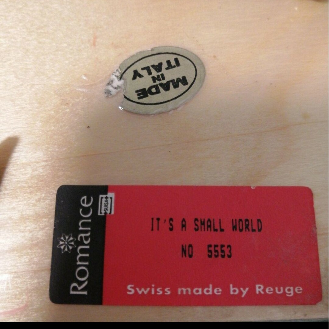 スイス オルゴールREUGE musical boxジュエリーボックス インテリア/住まい/日用品のインテリア小物(オルゴール)の商品写真