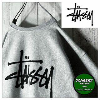 STUSSY - 【極美品 XL】ステューシー 両面プリント ショーンフォント
