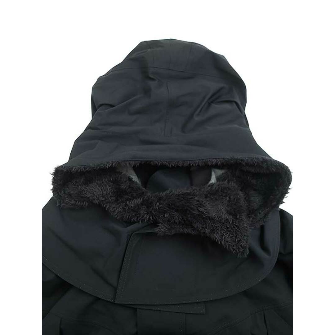is-ness(イズネス)のis-ness イズネス 21AW NU MONSTER COAT フーデッドファーコート ブラック L メンズのジャケット/アウター(チェスターコート)の商品写真