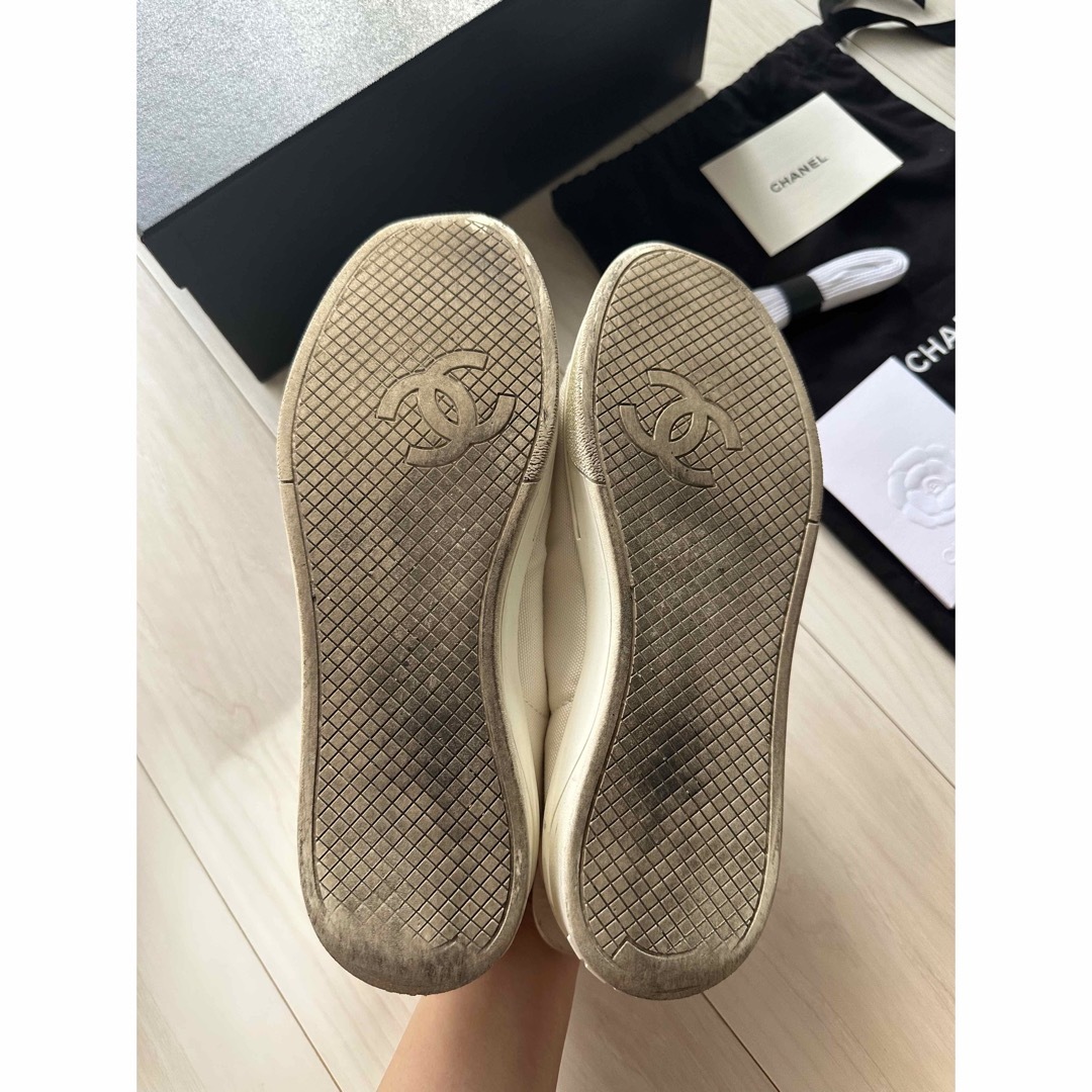 【37サイズ】CHANEL♡ココマークキャンバススニーカー