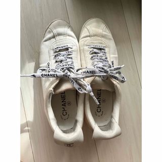 【37サイズ】CHANEL♡ココマークキャンバススニーカー