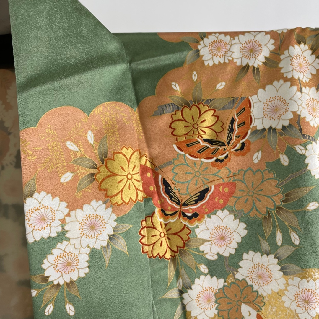 振袖 名品 身丈154.5cm 裄丈65cm 正絹