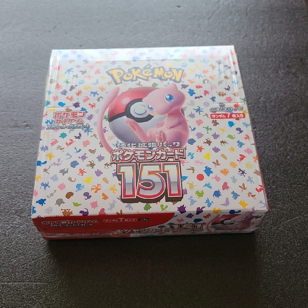 ポケモン(ポケモン)のポケモンカード　151 BOX　シュリンク付き エンタメ/ホビーのトレーディングカード(Box/デッキ/パック)の商品写真