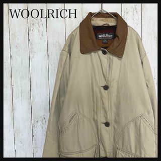 ウールリッチ(WOOLRICH)のZ922ウールリッチ ハンティングジャケット カバーオール ワンポイント刺繍ロゴ(カバーオール)