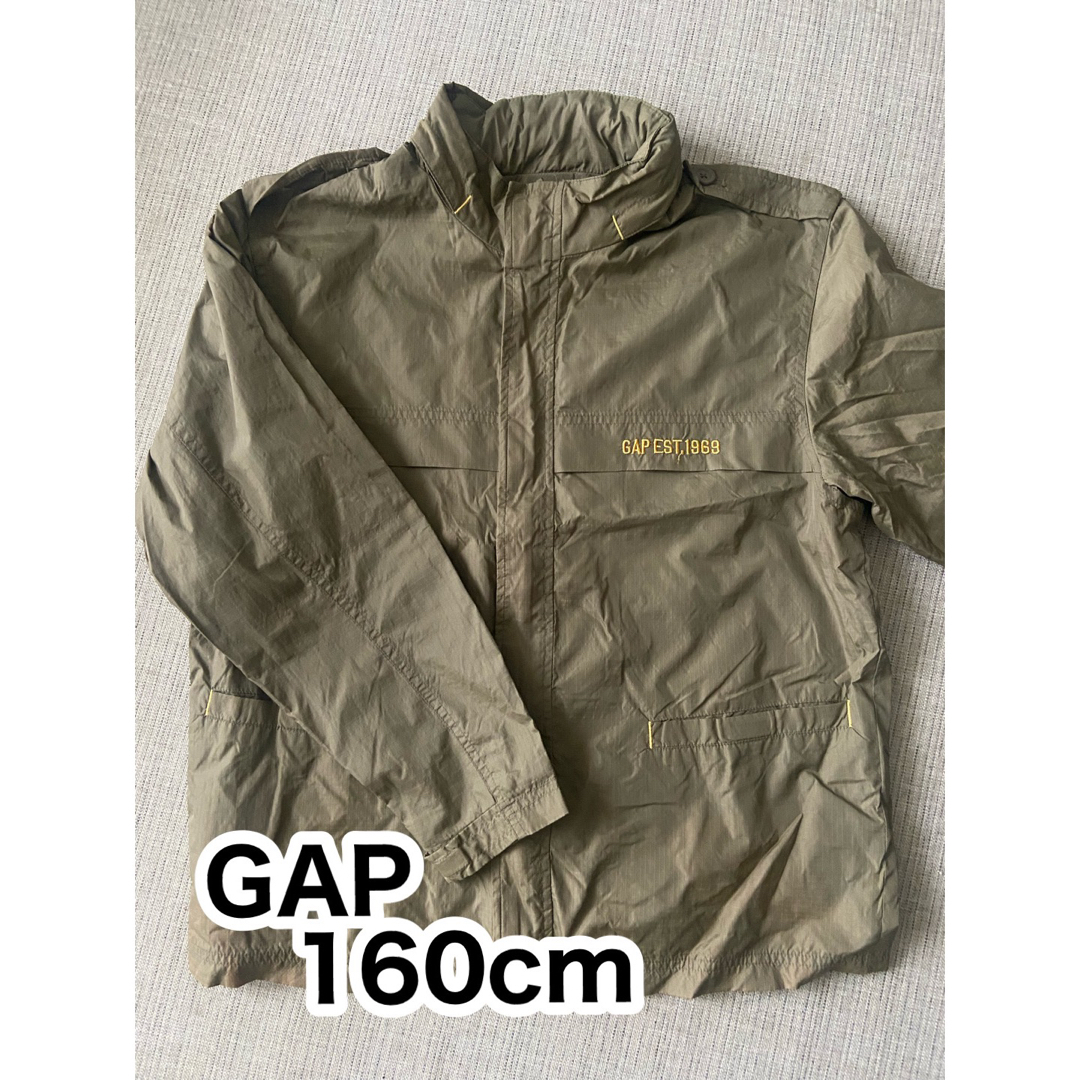 GAP(ギャップ)の男児 ジャンパー 160 GAP ベージュ キッズ/ベビー/マタニティのキッズ服男の子用(90cm~)(ジャケット/上着)の商品写真