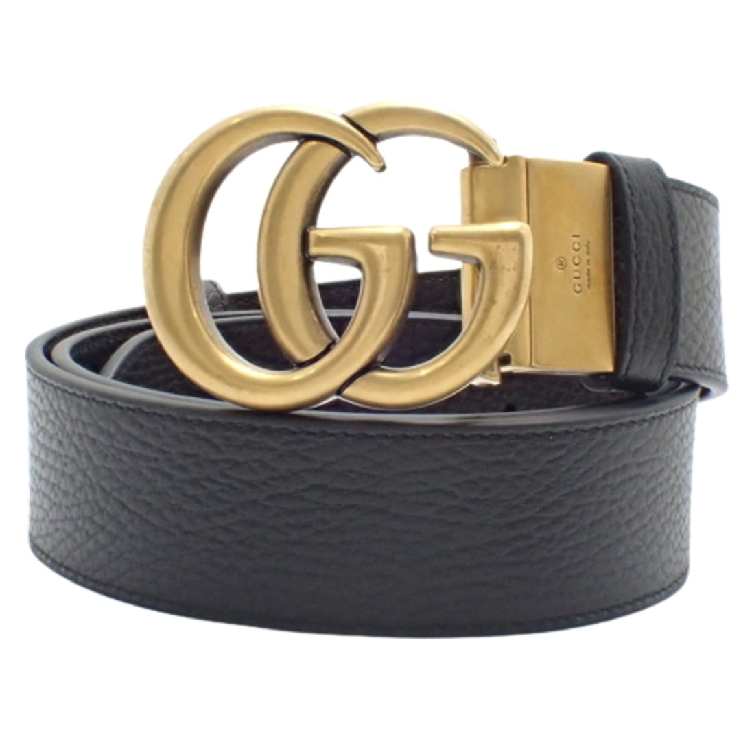GUCCI(グッチ) GGマーモント リバーシブル ベルト ベルト ファッション