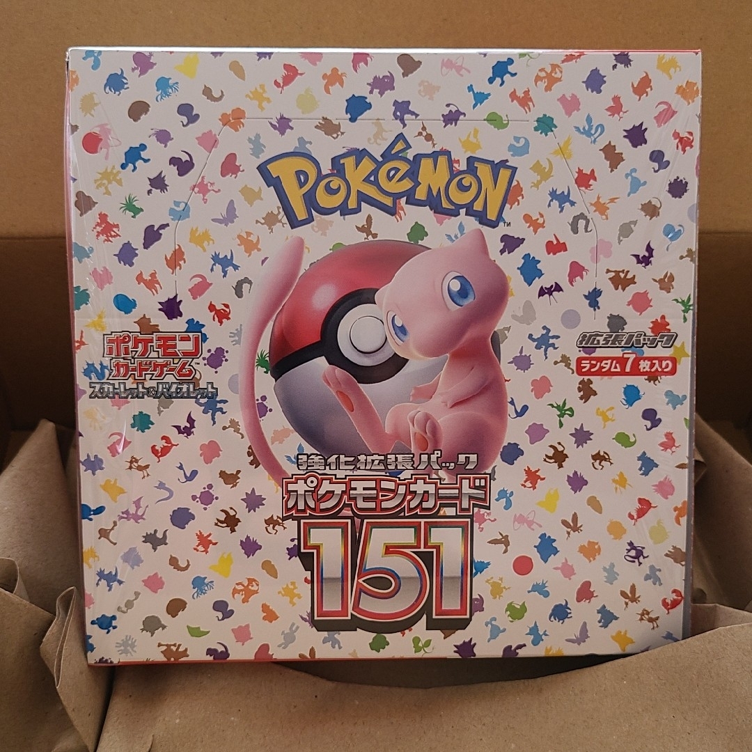 今月人気商品 ポケモンカードゲーム 151 ボックス シュリンク 付き Box