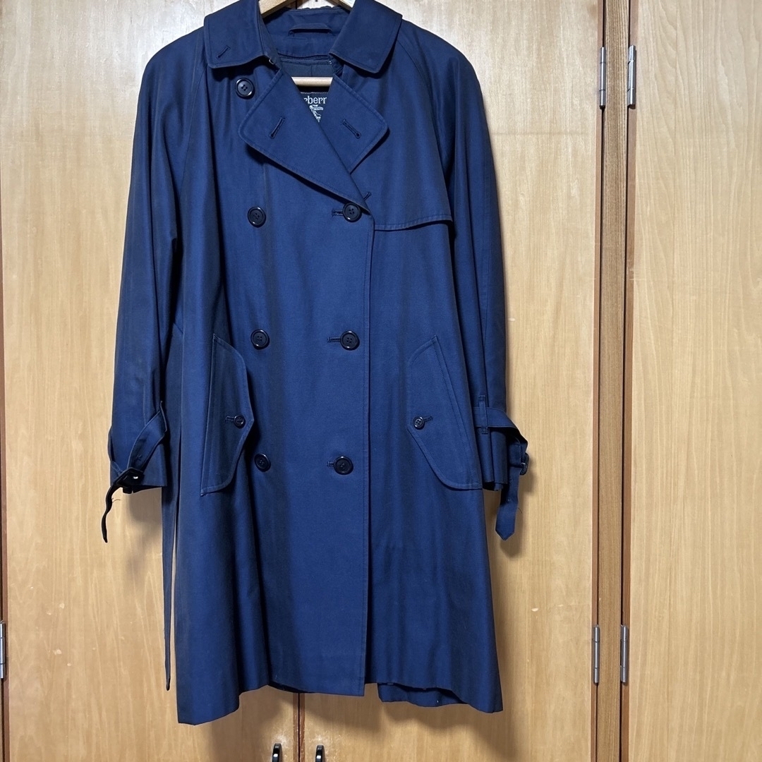 BURBERRY BLUE LABEL - バーバリーブラックレーベルネイビーショート丈