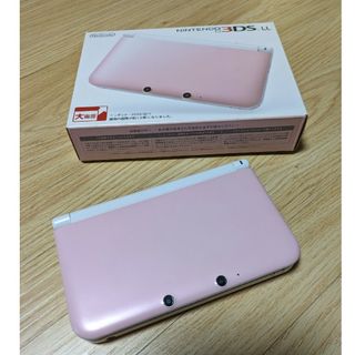 ニンテンドー3DS(ニンテンドー3DS)のNintendo 3DS  LL 本体ピンク/ホワイト(携帯用ゲーム機本体)