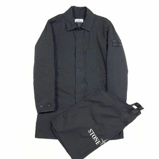 ストーンアイランド(STONE ISLAND)のSTONE ISLAND DAVID-TC WITH PRIMALOFT M 黒(ステンカラーコート)