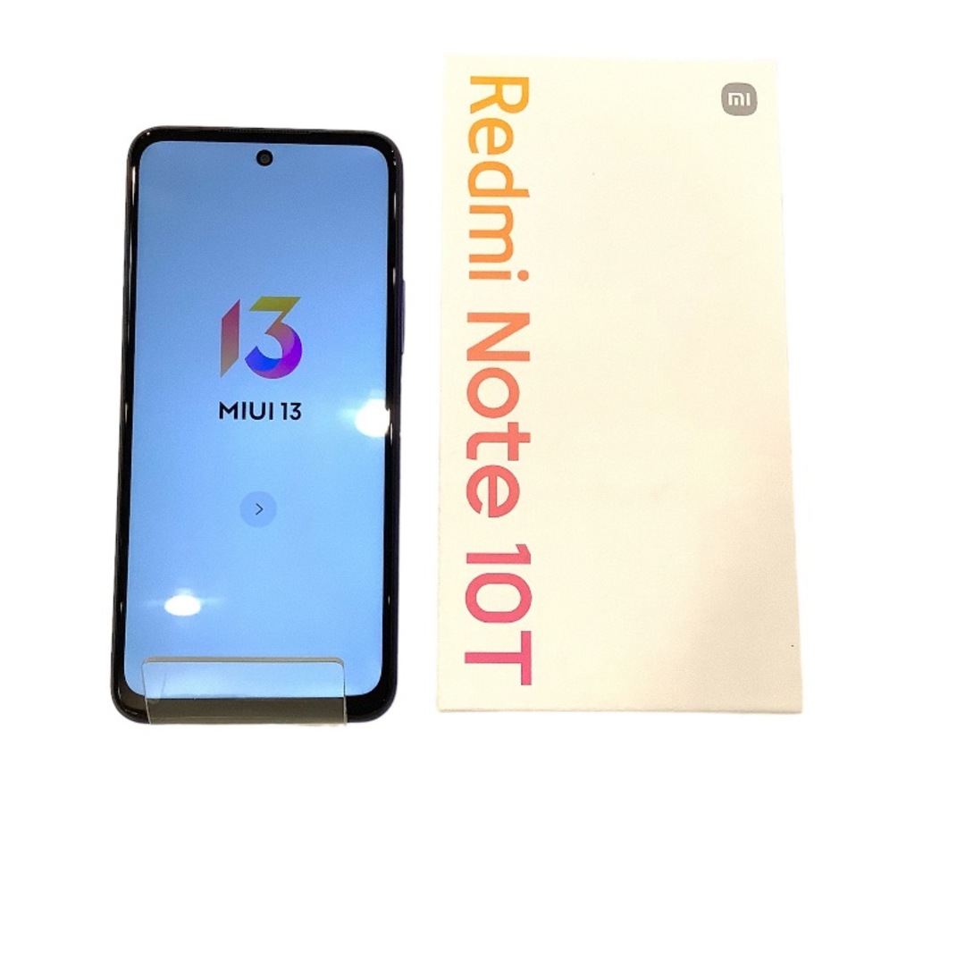 Redmi Note 10T 64GB Nighttime Blue SBM IMEI〇 新品未 使用品 開封済みKB-7587