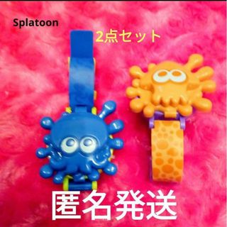 ニンテンドウ(任天堂)のSPLATOON　時計　リストバンド　スプラウォッチ　タコイカセット(ゲームキャラクター)