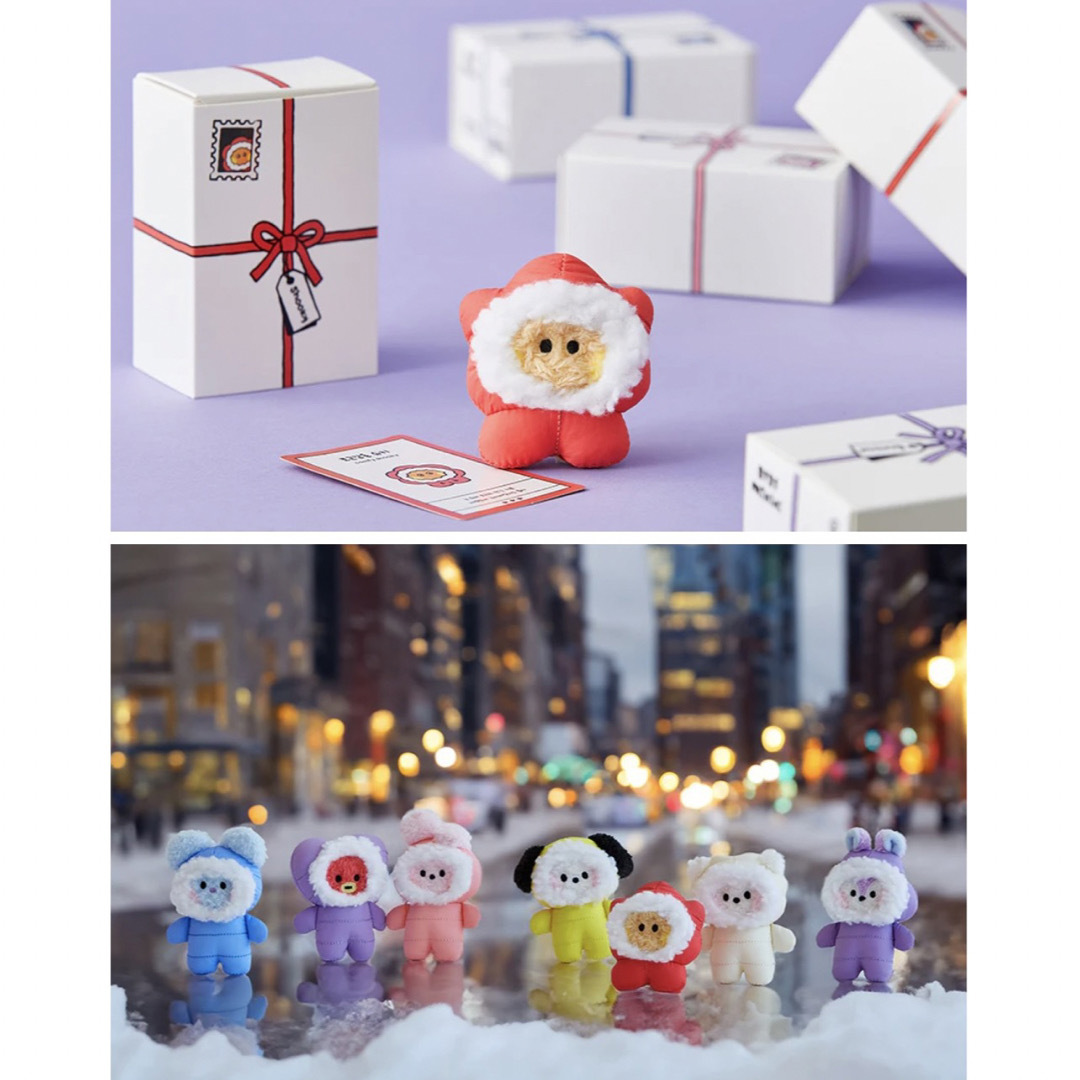 BT21 mini minini winter 2点セット????SHOOKY