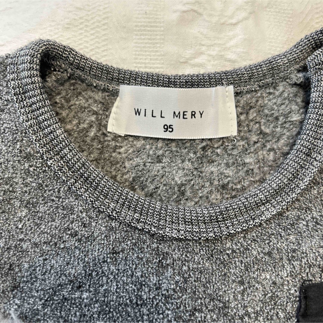 WILL MERY(ウィルメリー)のWILL MERY ワンピース　裏起毛　95 キッズ/ベビー/マタニティのキッズ服女の子用(90cm~)(ワンピース)の商品写真