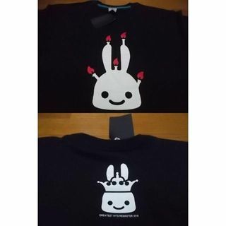 キューン(CUNE)の新品 cune 誕生日 ろうそく Tシャツ XL 黒 5周年記念 ケーキ(Tシャツ/カットソー(半袖/袖なし))