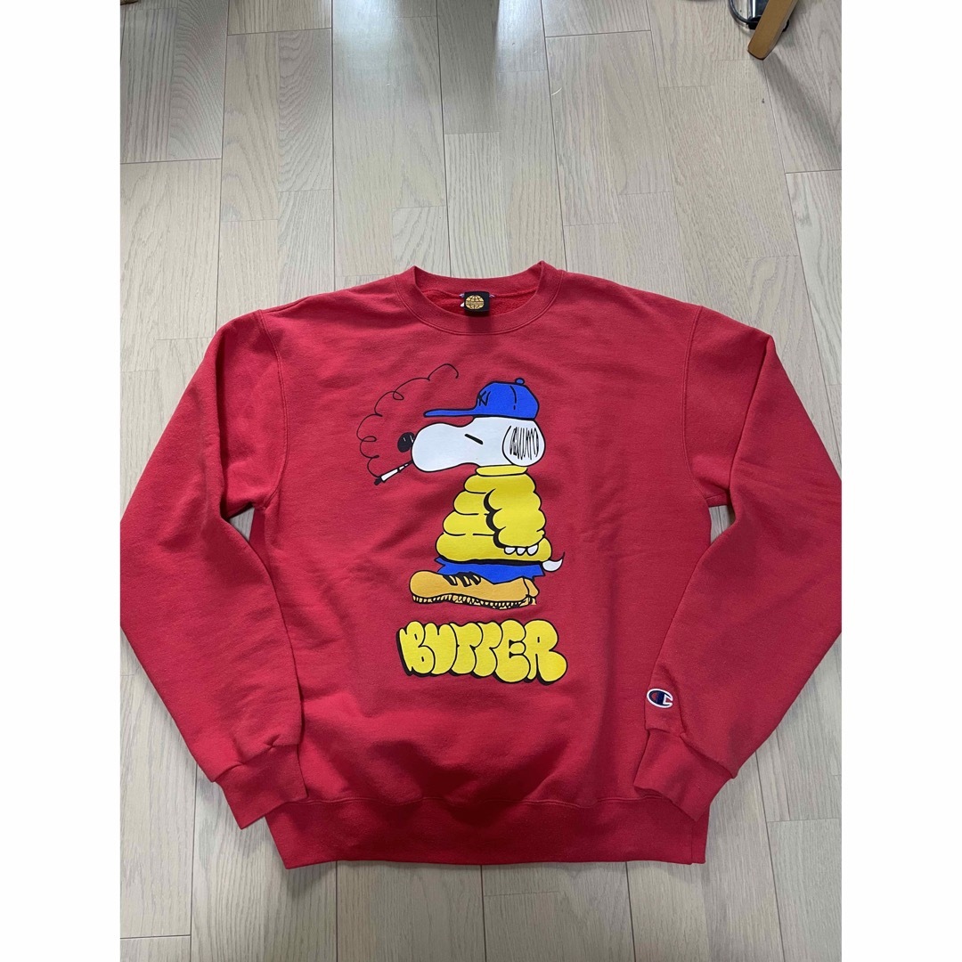 "BUTTER GOODS" 激レアSNOOPY champion スウェット