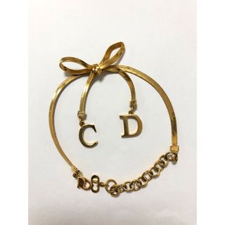 極美品】希少 Christian Dior バングル ゴールド クリーニング済-