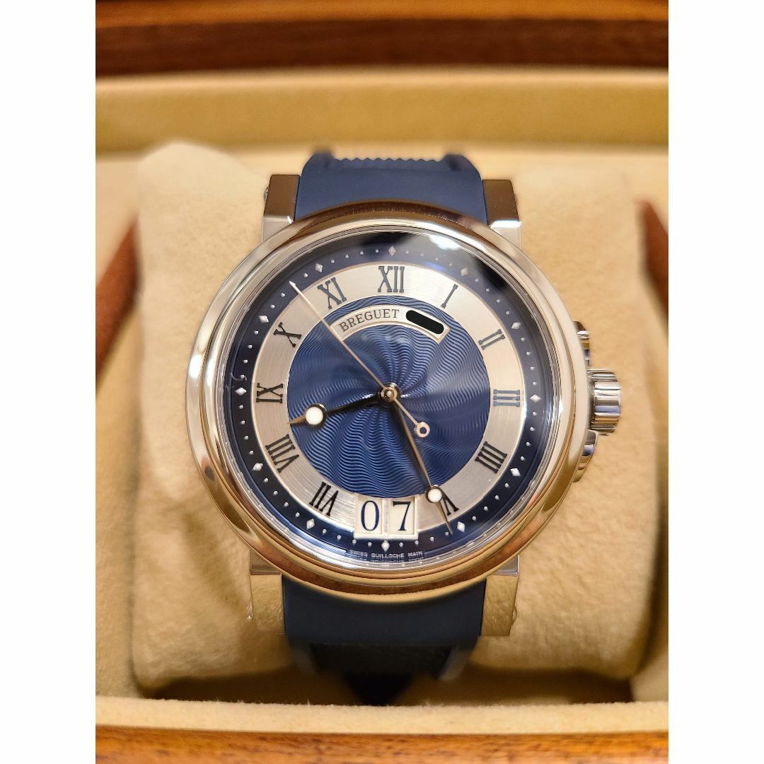 【美品】Breguet ブレゲ マリーン2 青文字盤