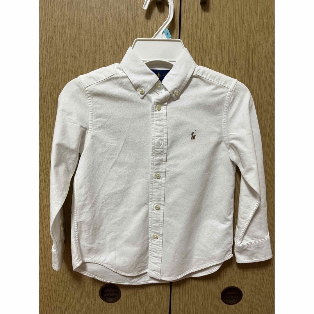 POLO RALPH LAUREN  ラルフローレン　白シャツ　サイズ5 キッズ/ベビー/マタニティのキッズ服男の子用(90cm~)(ドレス/フォーマル)の商品写真