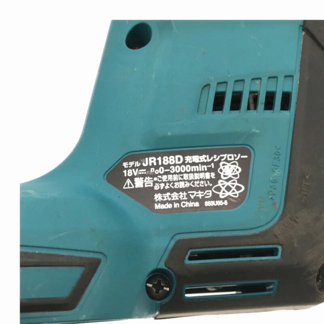 Makita(マキタ)の☆中古品☆makita マキタ 18V 充電式レシプロソー JR188D 本体のみ コードレス セーバソー セーバーソー 多目的用 切断機 80116 自動車/バイクのバイク(工具)の商品写真