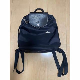 ロンシャン(LONGCHAMP)のlongchamp    ロンシャン　黒リュック(リュック/バックパック)