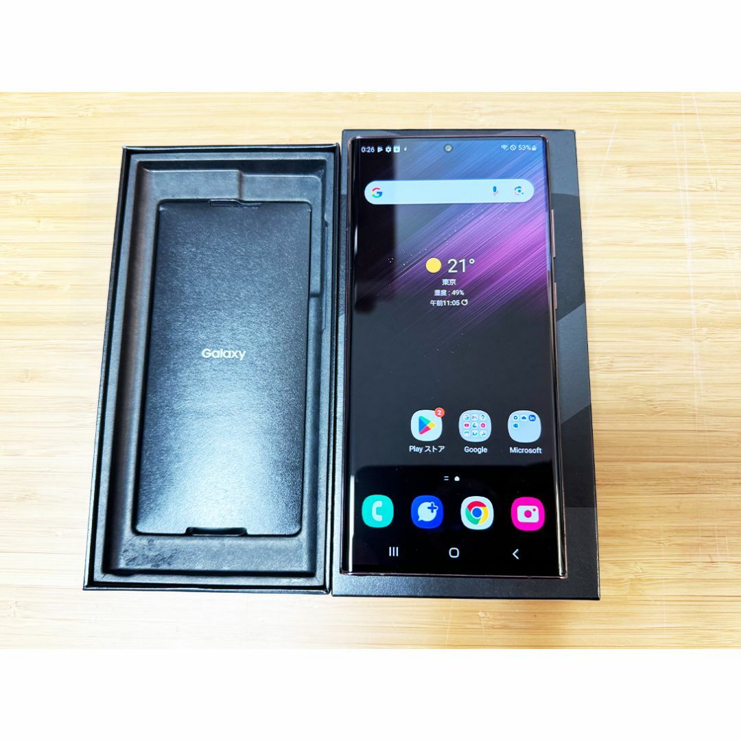 【ジャンク】SIMロック解除済 Galaxy S22 ultra バーガンディ | フリマアプリ ラクマ