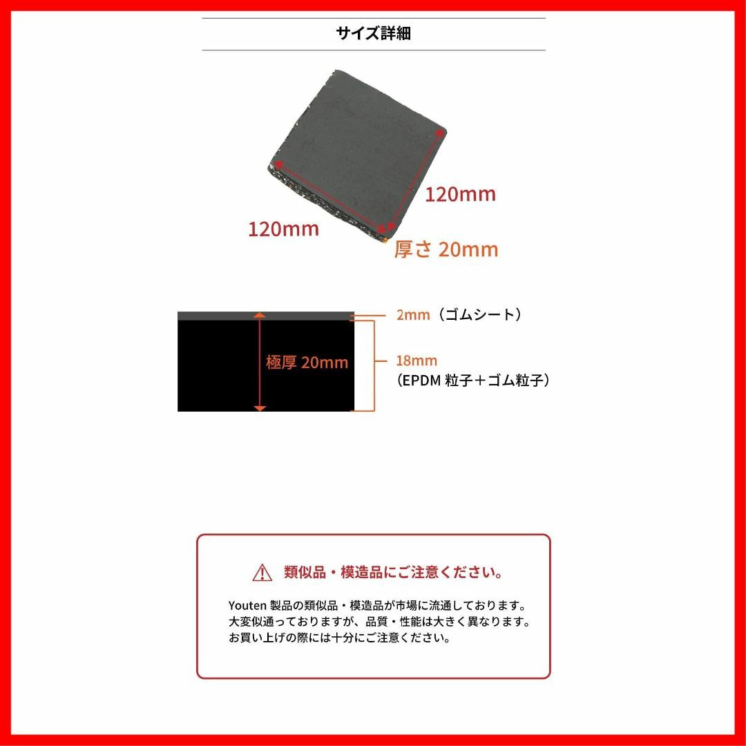 ☆在庫セール☆BARWING トレッドミルマット ８枚セット 20mm 防音 防