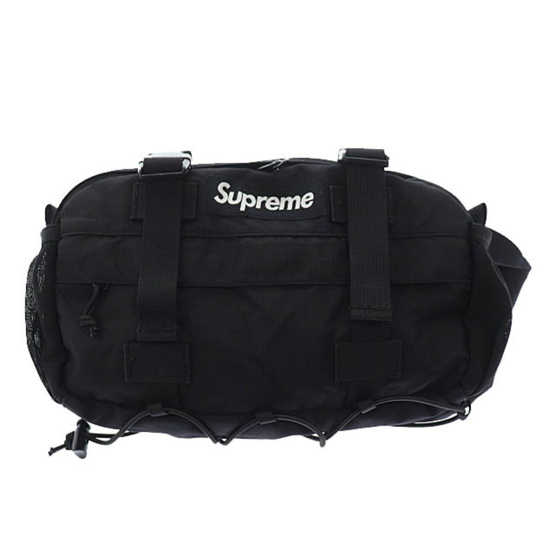 新品! supreme ウエストバッグ 黒 ボックスロゴ