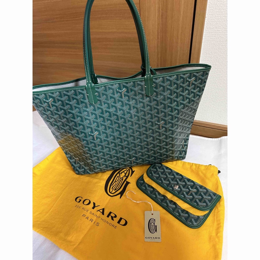 GOYARD  ゴヤール　サンルイPM  トートバッグ　グリーン