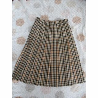 1 / 2 美品☆DAKS　ダックス　チェック　プリーツスカート　M程度