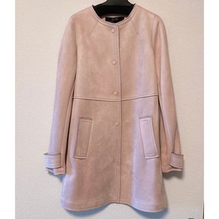 ザラ(ZARA)のZARA フェイクスエード コート S(ロングコート)