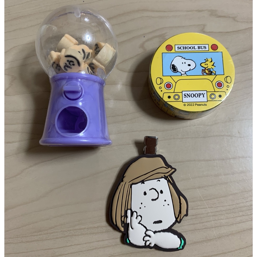 PEANUTS(ピーナッツ)のPEANUTS 文具SET クリップ　消しゴム　マスキングテープ エンタメ/ホビーのおもちゃ/ぬいぐるみ(キャラクターグッズ)の商品写真