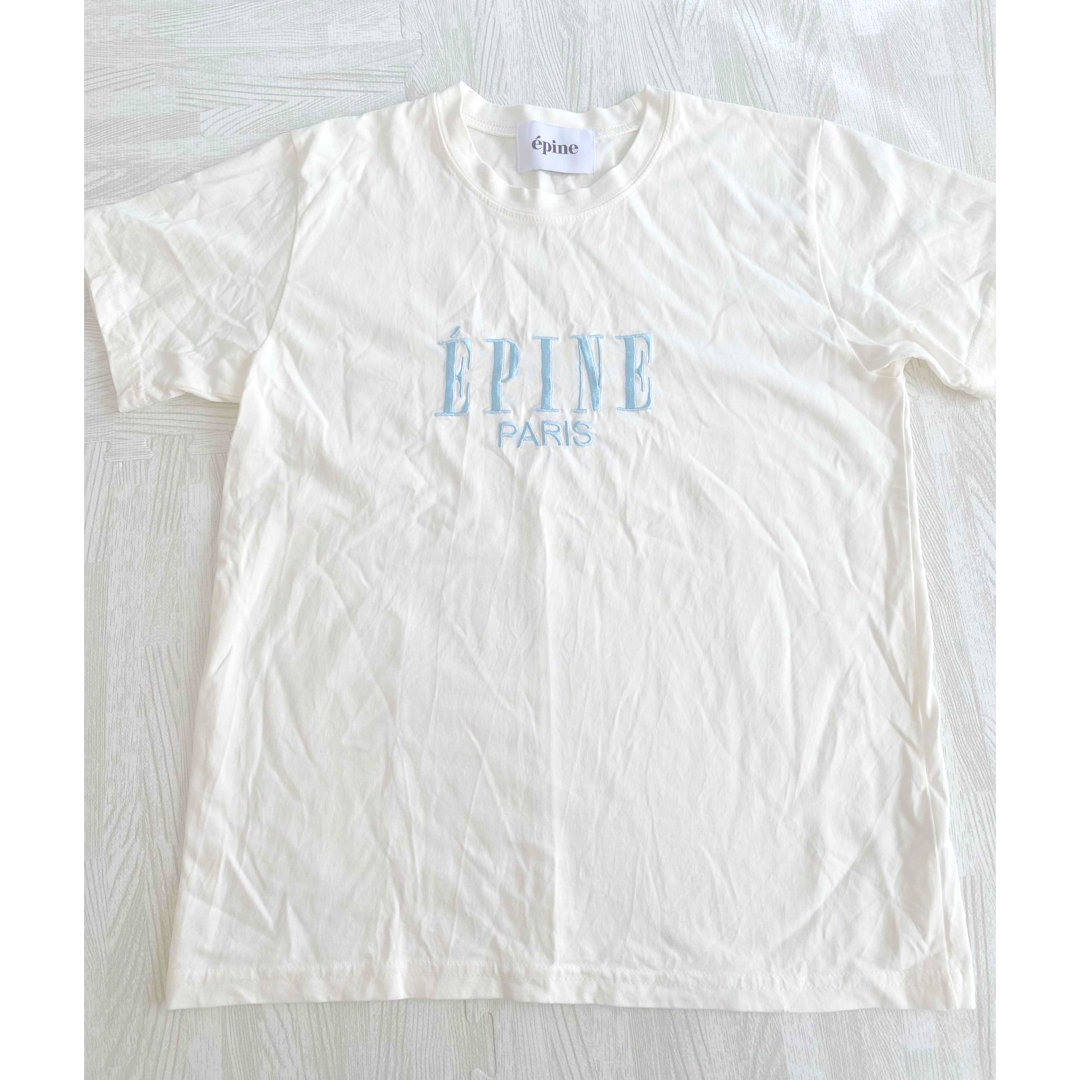 épine(エピヌ)のepine ロゴtシャツ レディースのトップス(Tシャツ(半袖/袖なし))の商品写真