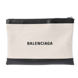 Balenciaga - バレンシアガ ネイビークリップ L クラッチバッグ