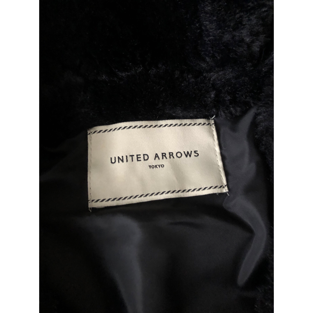 United arrows ファー　ダウンコート　ブラック